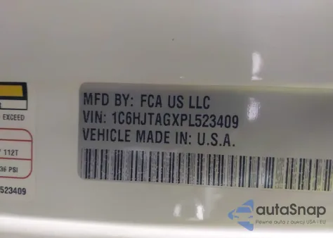 2023 Jeep Gladiator Sport S 4X4 z USA, uszkodzony, nr VIN 1C6HJTAGXPL523409